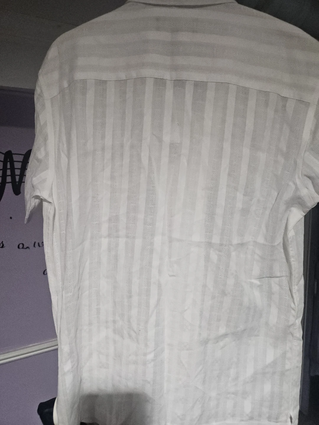 Paisley & Gray Men's White Slim Fit Short Sleeve Shirt - photo 4