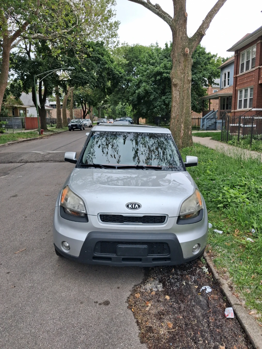 Silver Kia Soul