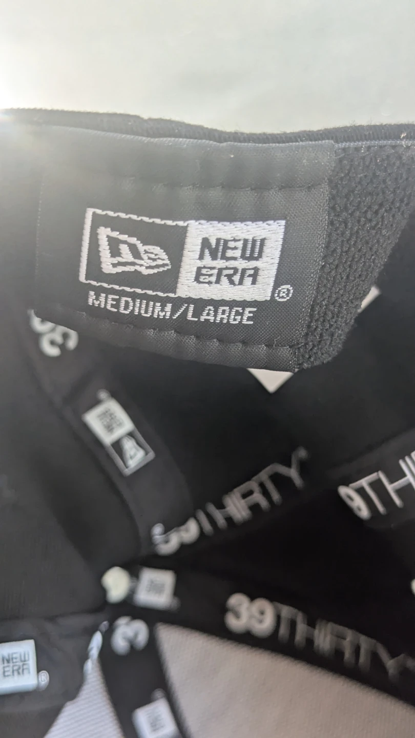 New Era 39THIRTY Black Baseball Cap Medium/Large - photo 3