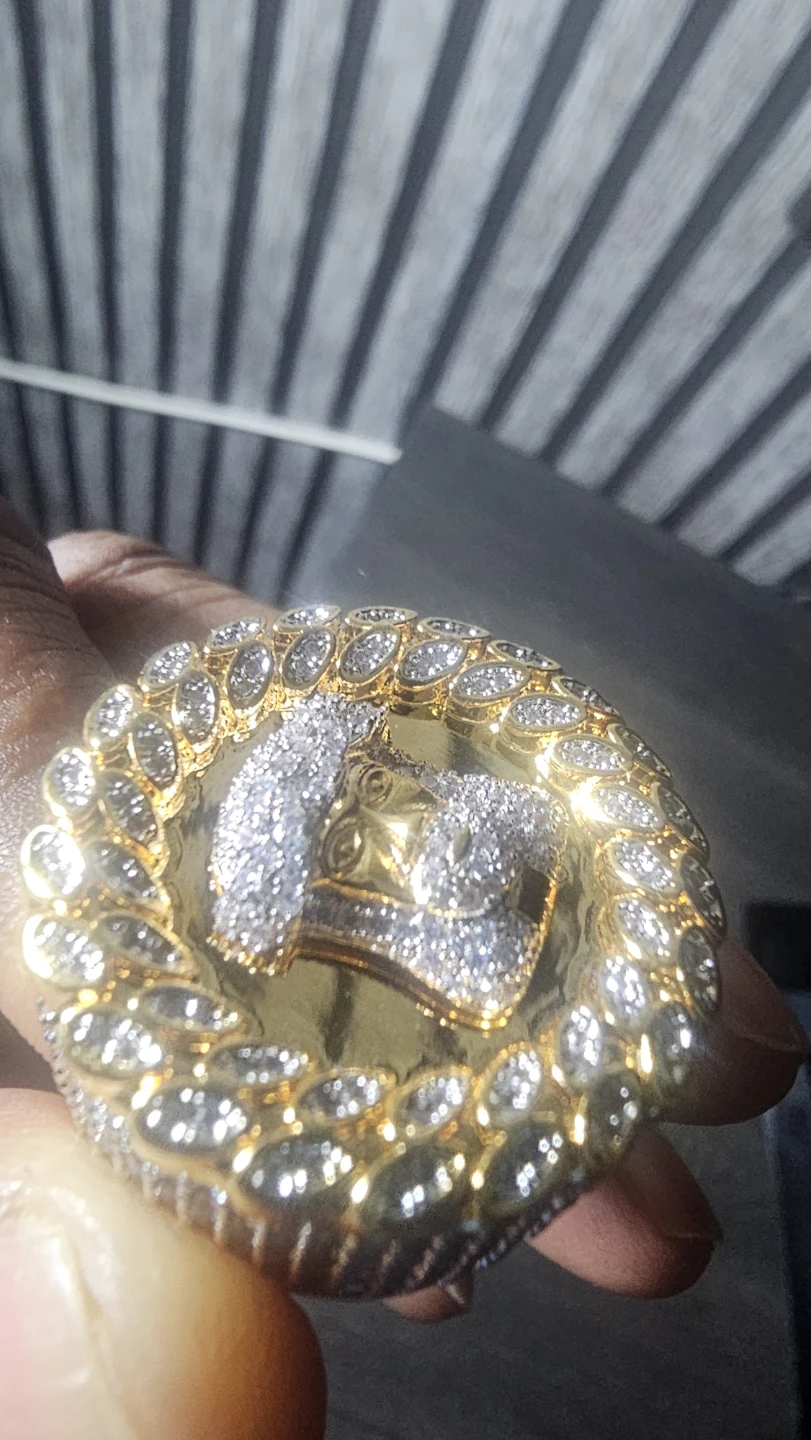 Iced Out Jesus Piece Ring