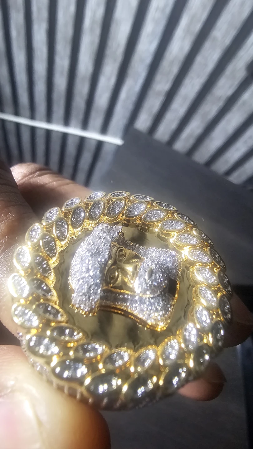 Iced Out Jesus Piece Ring - photo 2