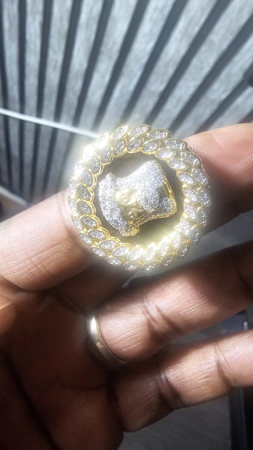 Iced Out Jesus Piece Ring - photo 5