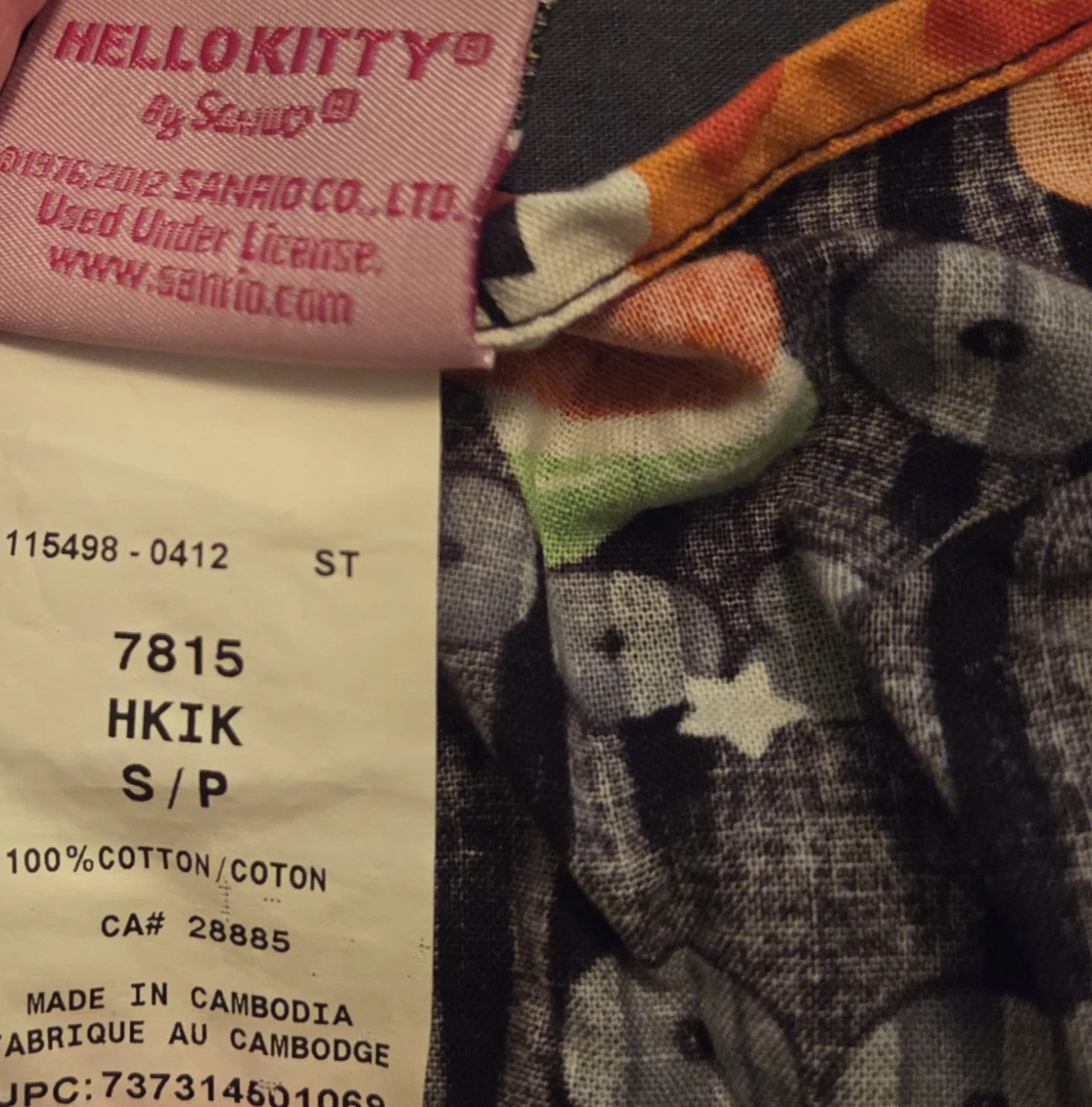 Hello Kitty Halloween Scrub Top - photo 2