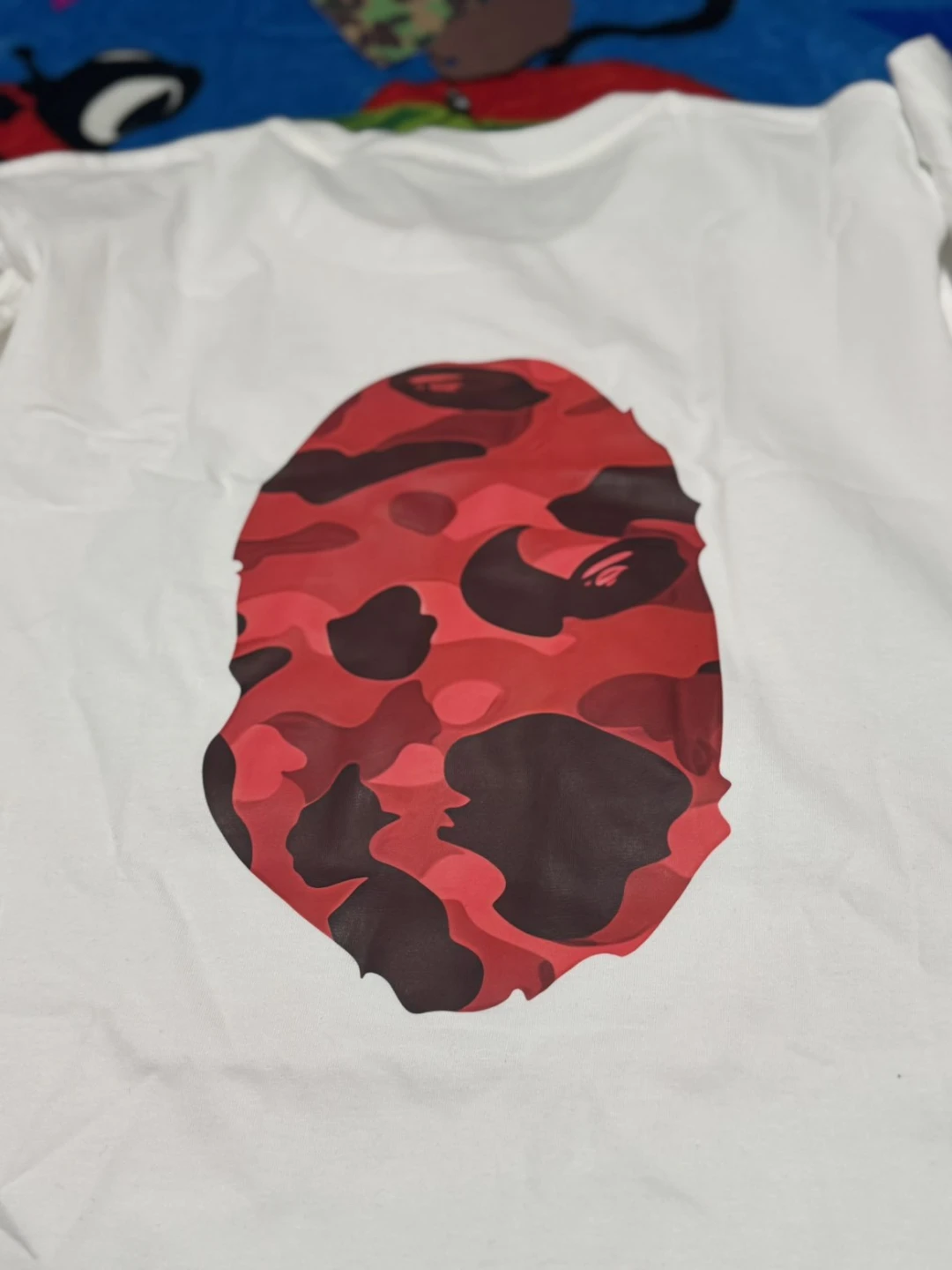 BAPE x XXX White Ape Head T-Shirt - photo 2