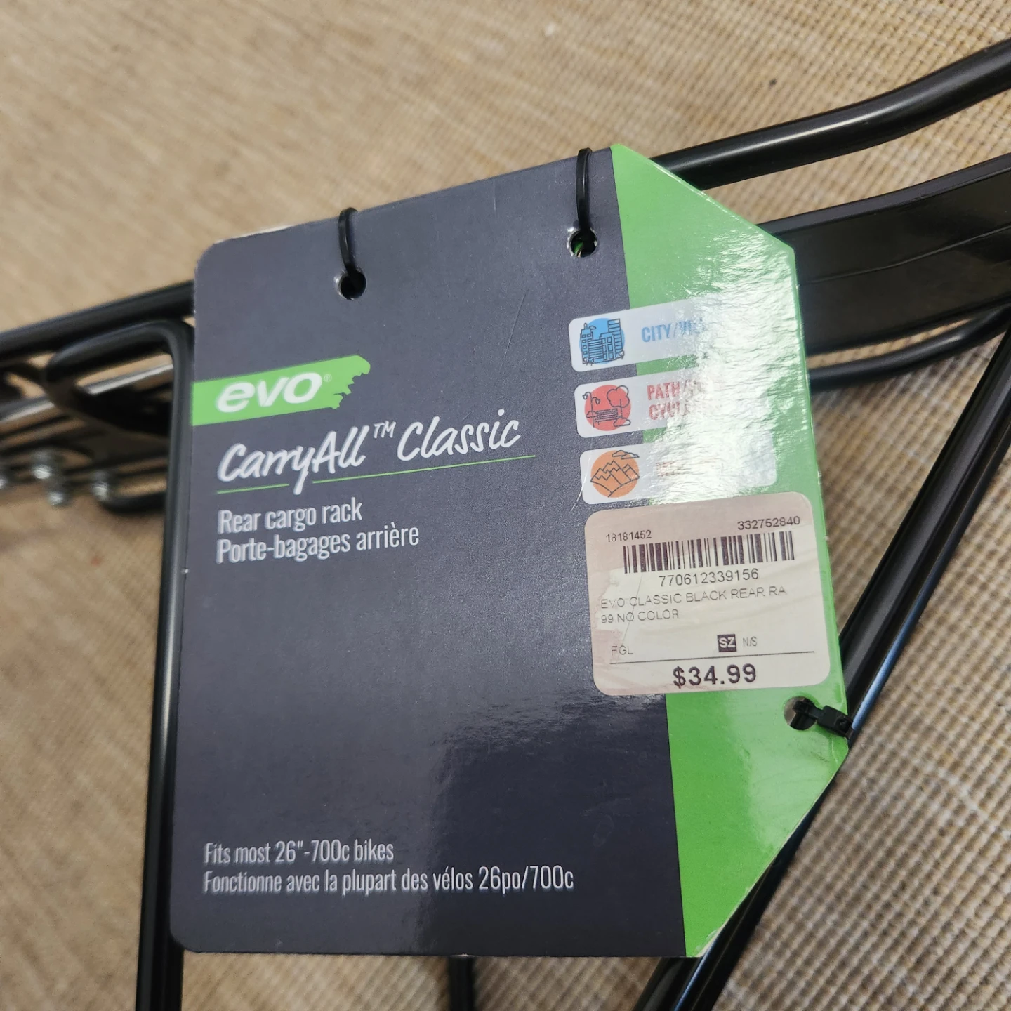 EVO CarryAll Classic Rear Bike Rack - photo 3