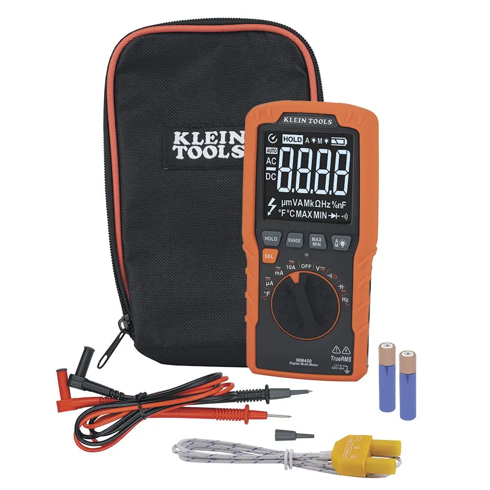 Klein Tools MM450 Digital Multimeter with Case
