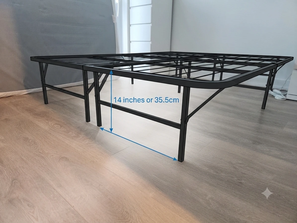 Queen Size Metal Bed Frame - photo 2