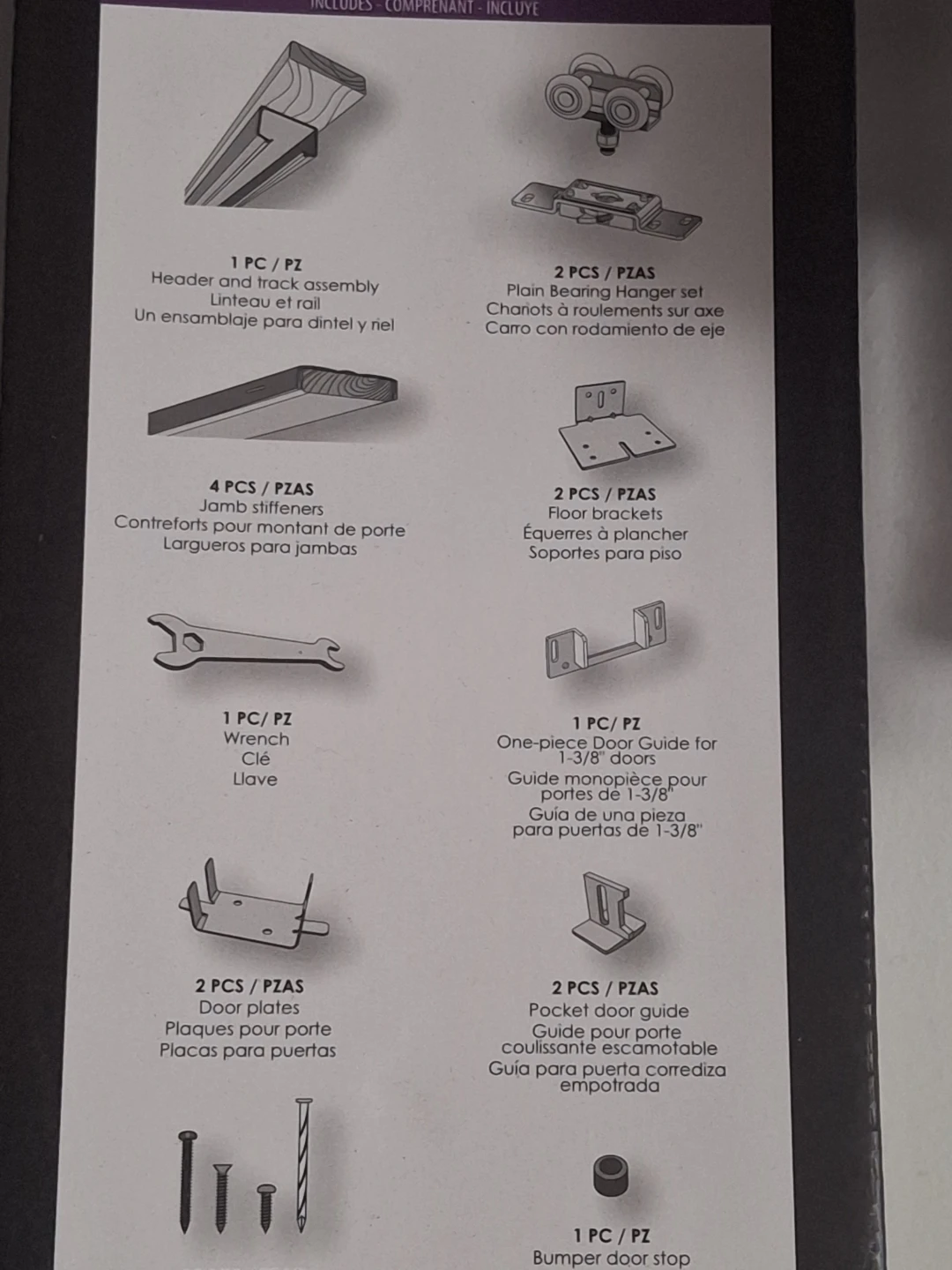 Onward Pocket Door Frame and Hardware Set 36" - photo 4