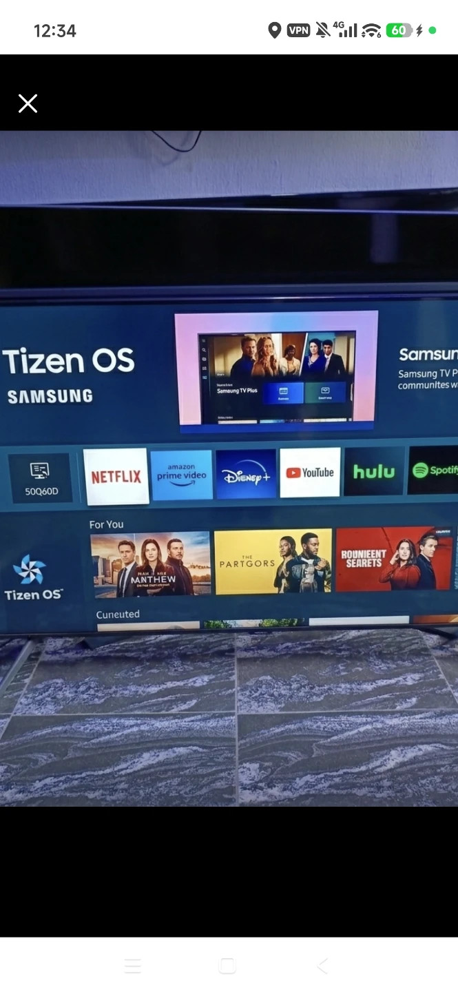 Samsung 50" Qled 2024 smart tv . Q60D