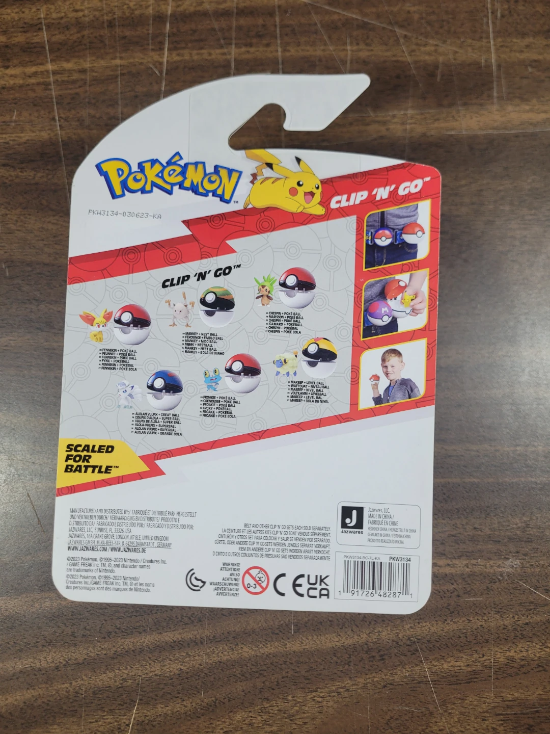 Pokemon Clip 'N' Go Chespin Poké Ball Playset - photo 3