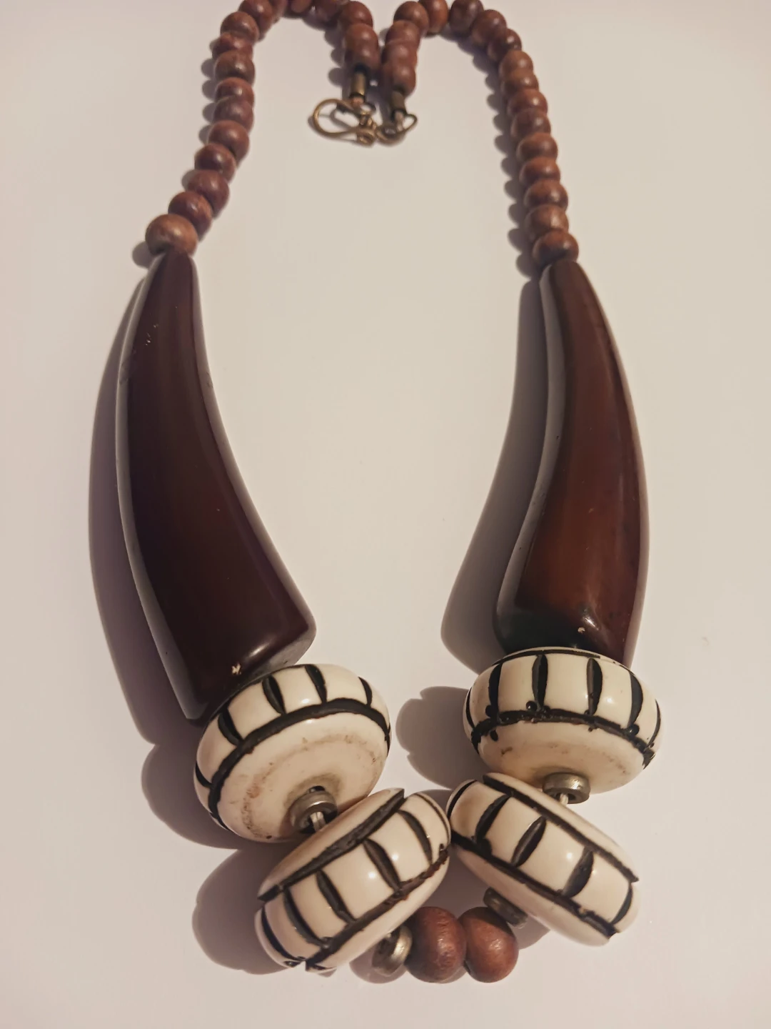 Beautiful African Tribal Beaded Necklace - photo 4