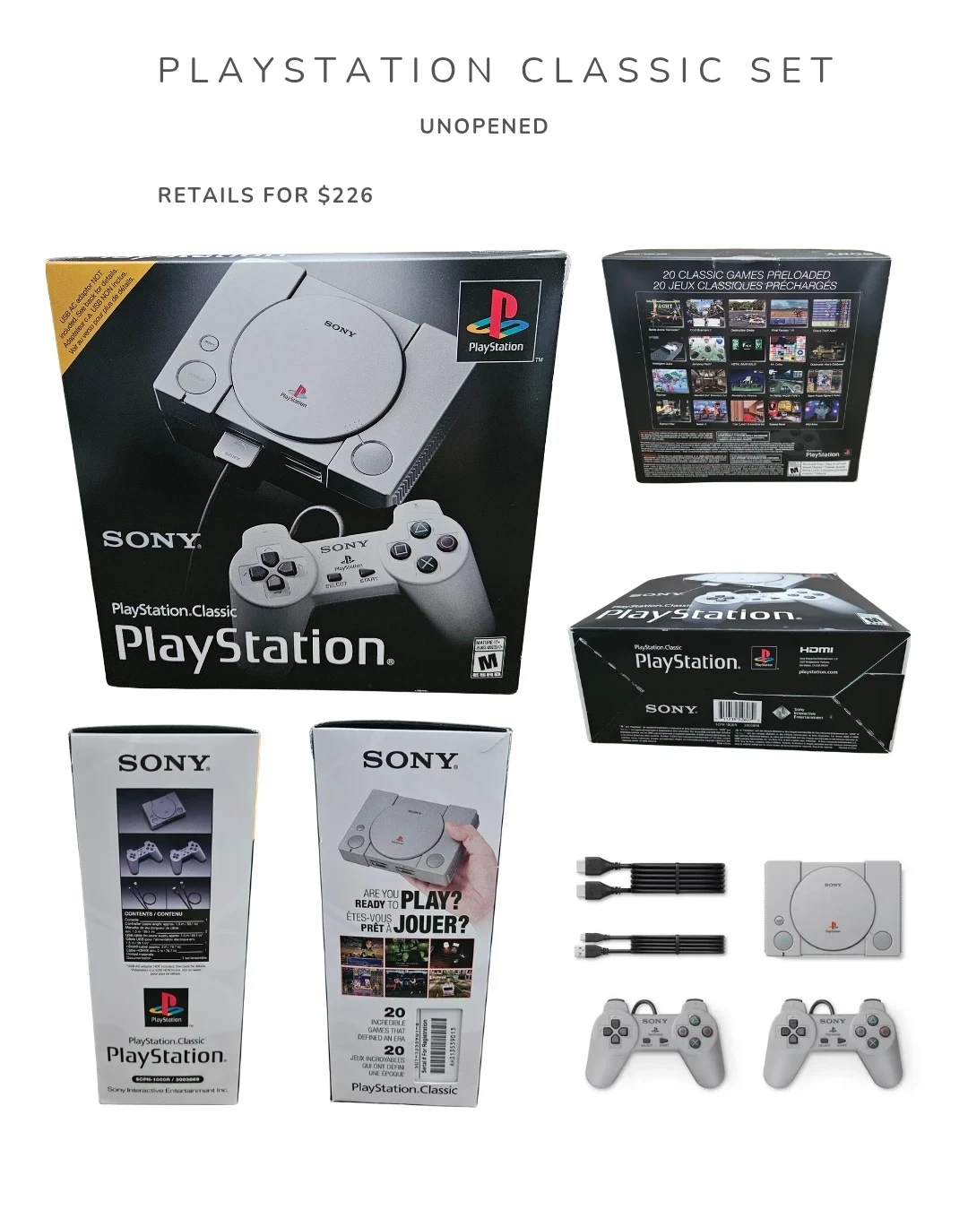 Sony PlayStation Classic Set - Unopened