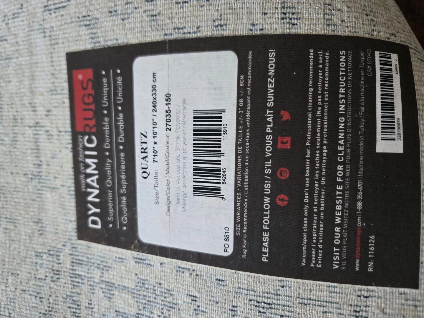 Dynamic Rugs Quartz Area Rug 7'10" x 10'10" - photo 3