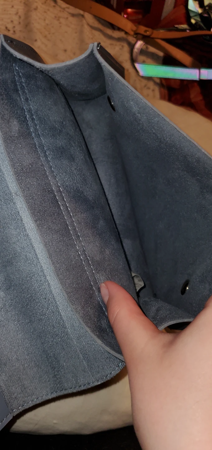 Grey Top-Handle Handbag - photo 4