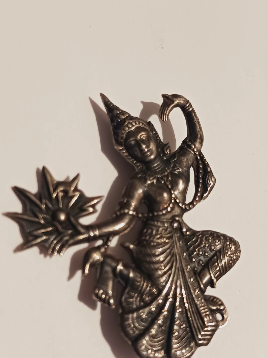 Siam Sterling Silver 925 Thai Dancer Brooch - photo 4