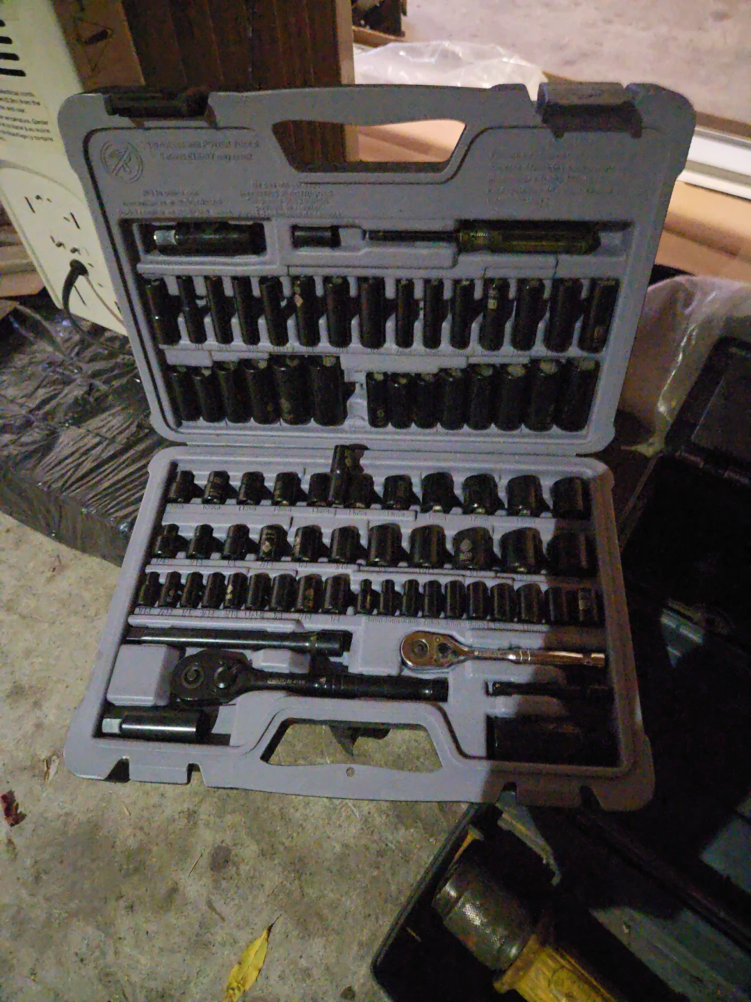 Socket Set with Ratchet