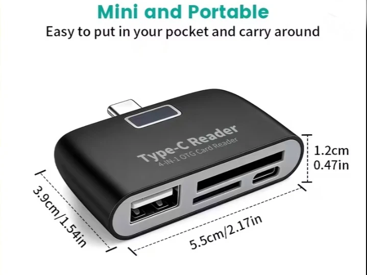 4-in-1 Type-C OTG Card Reader - photo 5