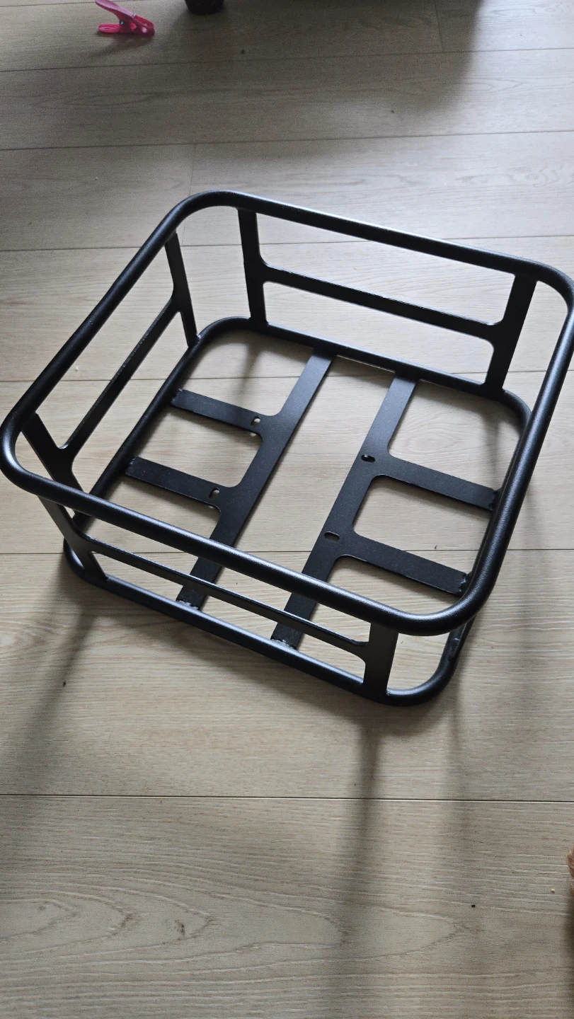 Black Metal Bike Cargo Rack its about 1.5 lbs