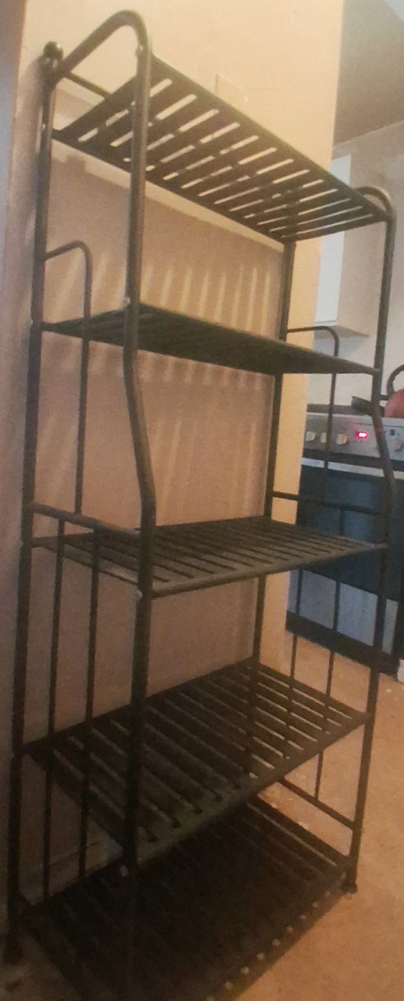 Tall metal shelving unit 5 Tiers - photo 3
