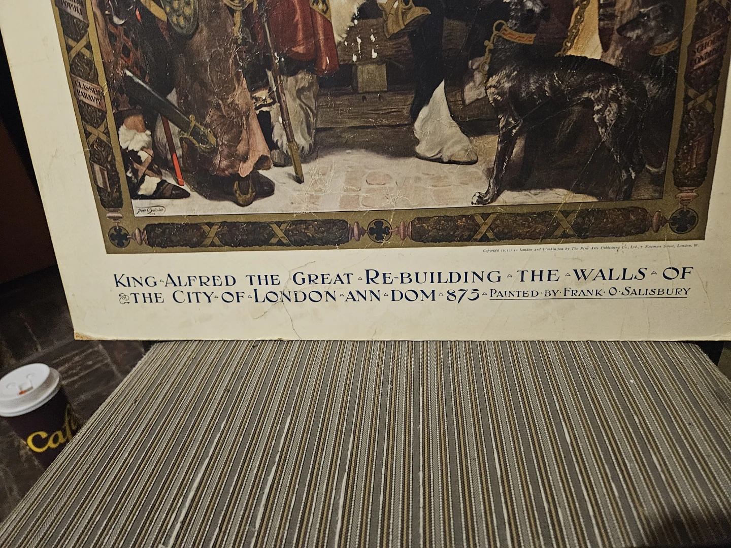 King Alfred the Great Rebuilding the Walls of London Print - photo 3