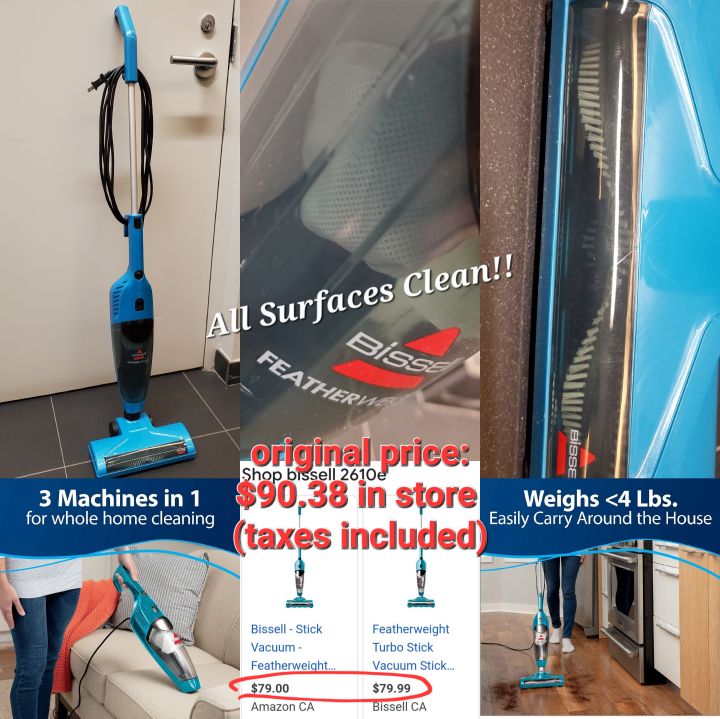✴️Bissell 2610B Featherweight Turbo Stick Vacuum