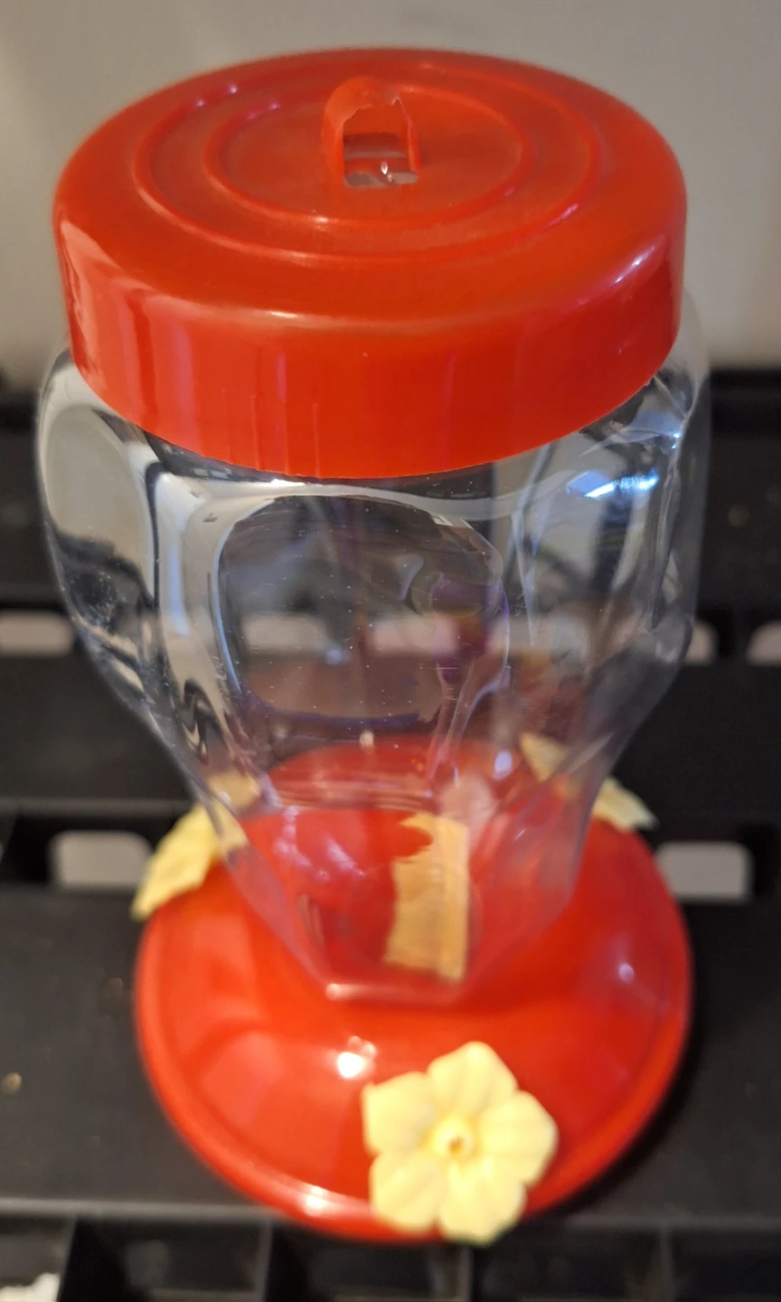 Red Hummingbird Feeder