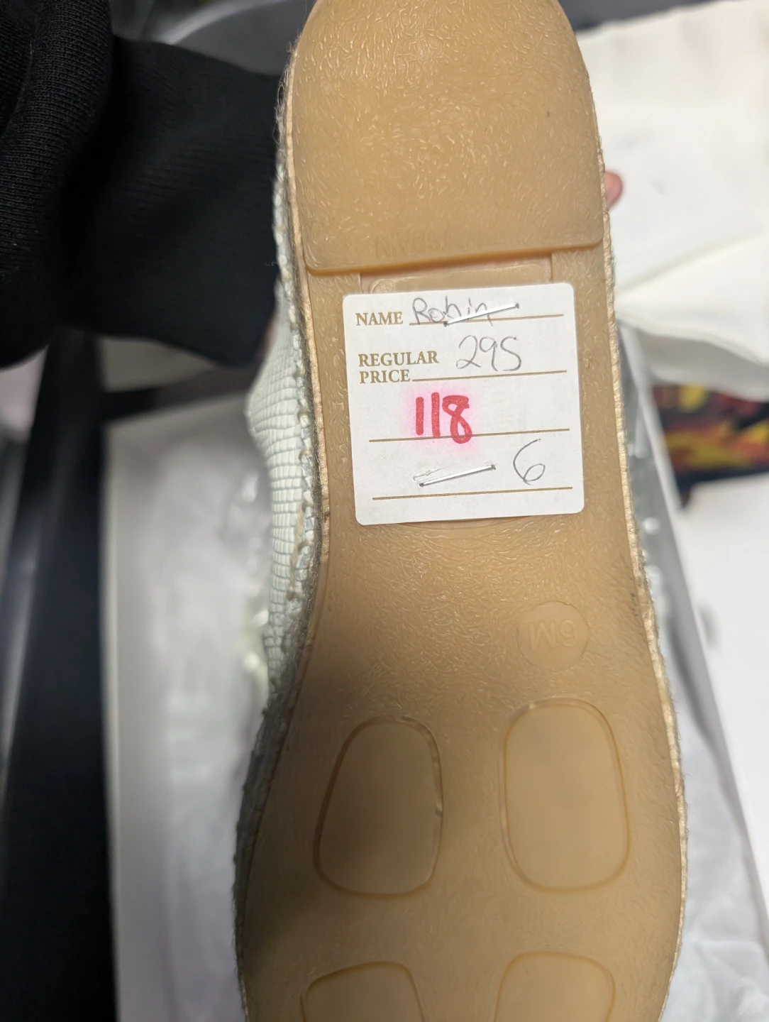 Vince Robin Espadrille Flats Size 6 - photo 5