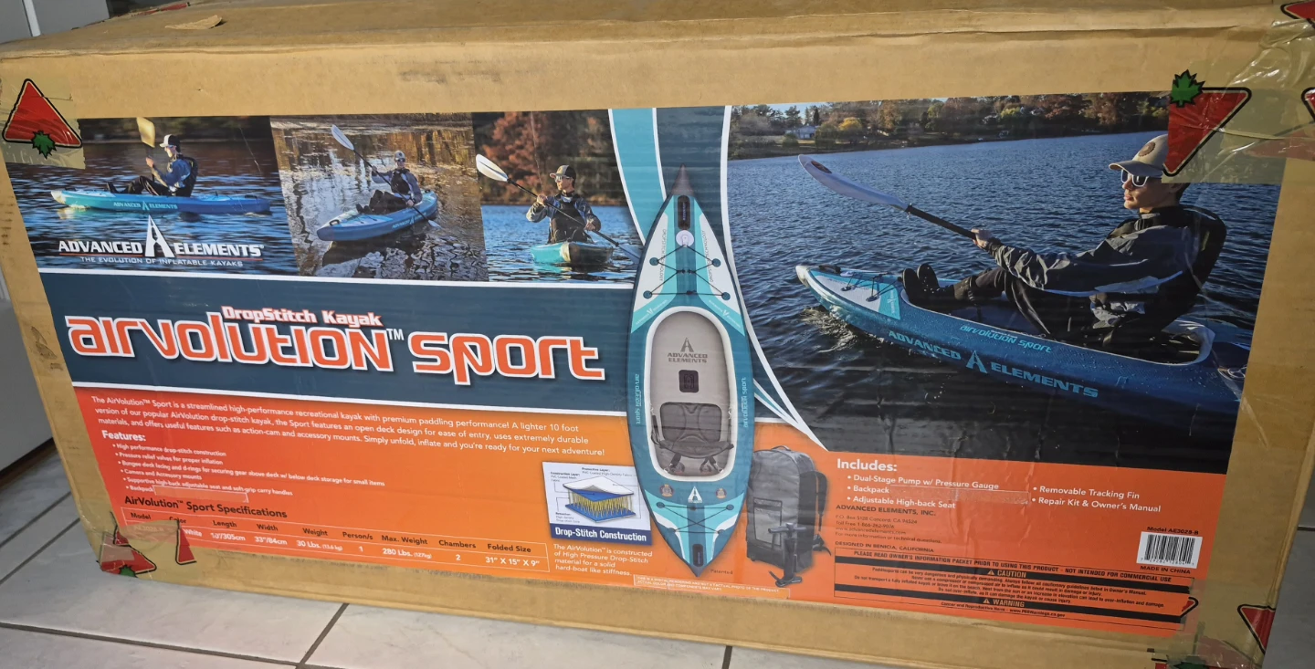 NEW Advanced Elements Airvolution Sport Inflatable Kayak - photo 2