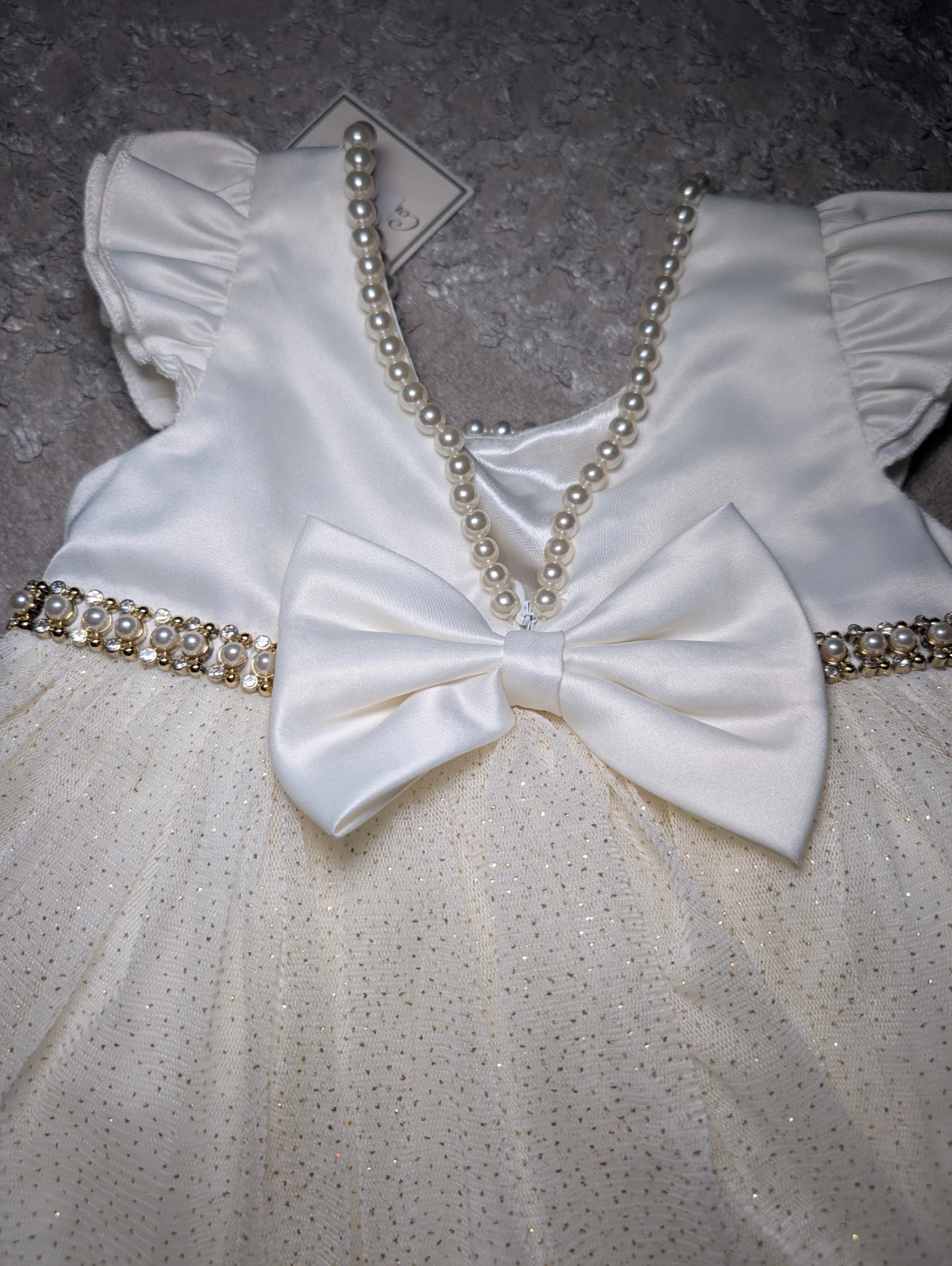 Couture Princess Ivory Dress with Bow - photo 5