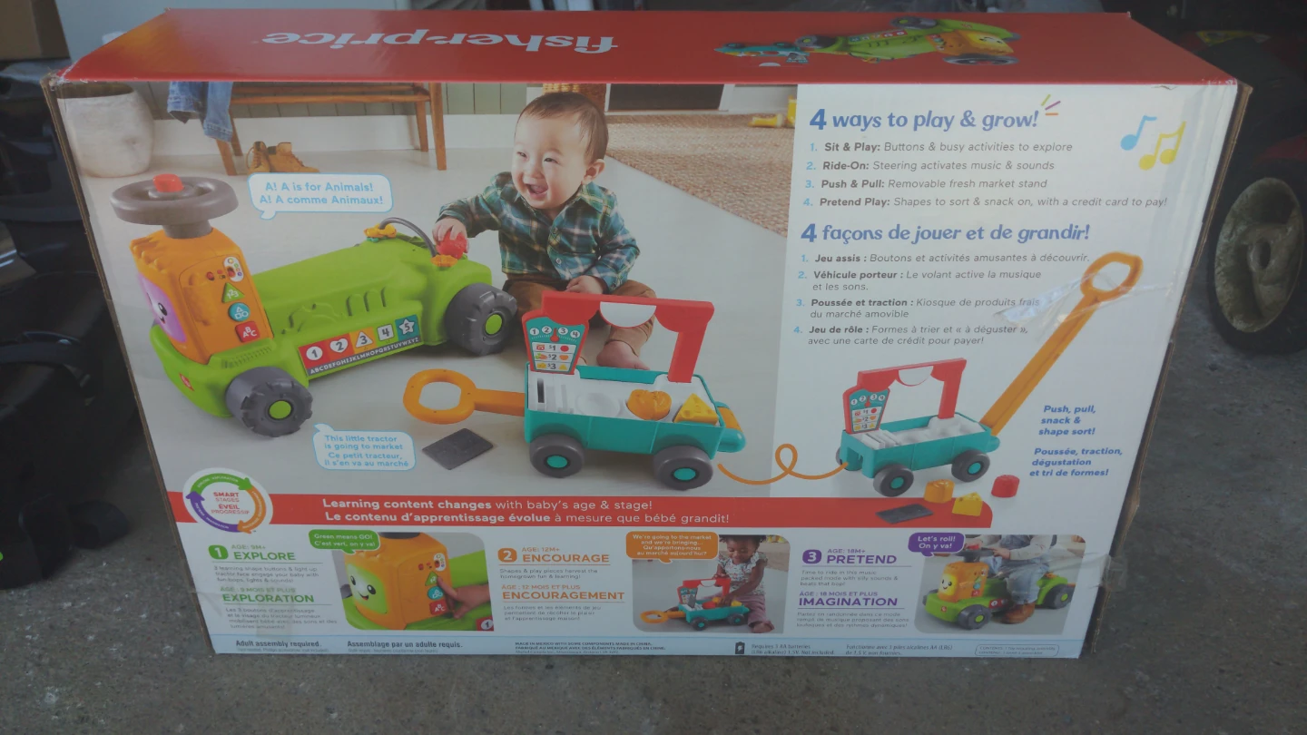 Fisher-Price Laugh & Learn 4-in-1 Farm to Market Tractor - photo 2