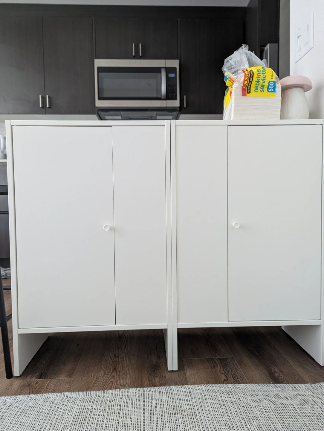 IKEA White  Storage Cabinet - photo 2