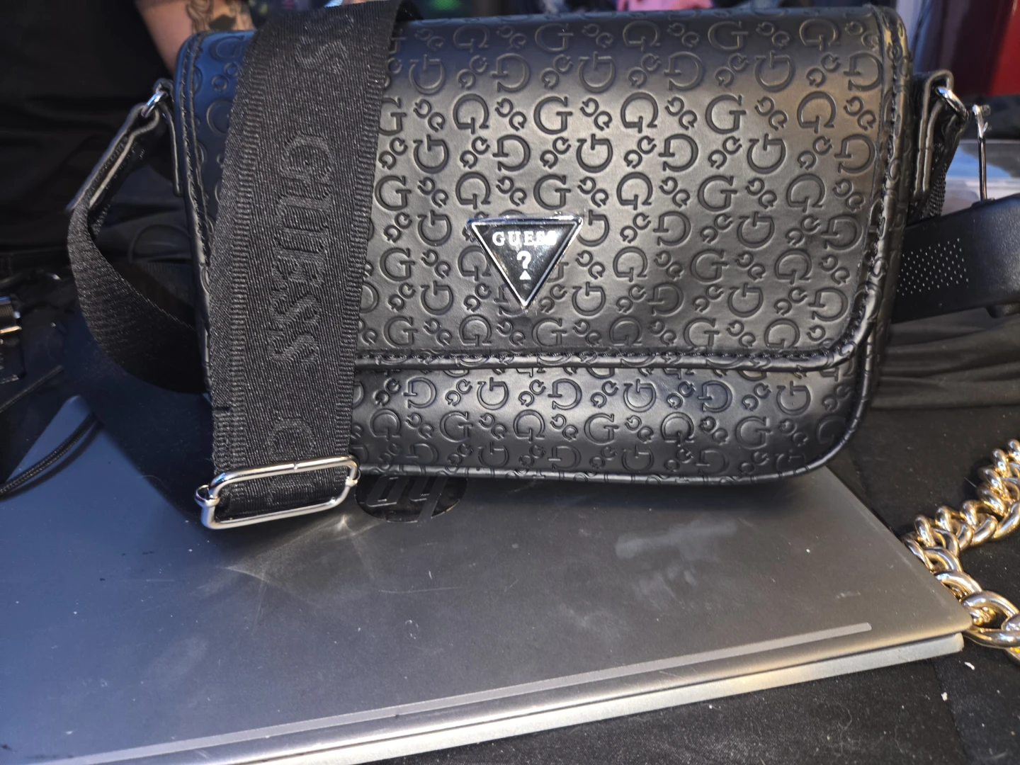 Black Guess Crossbody Bag