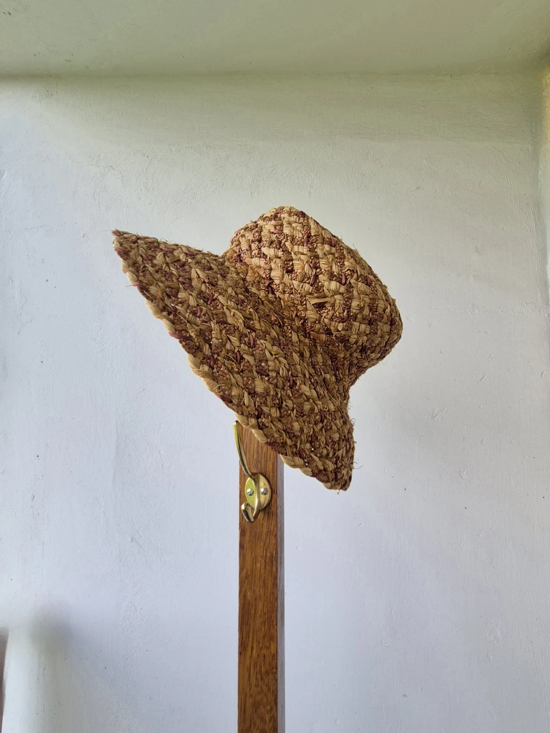 Straw Hat for Summer Shade (wear 2 ways: brim up / brim down) - photo 5