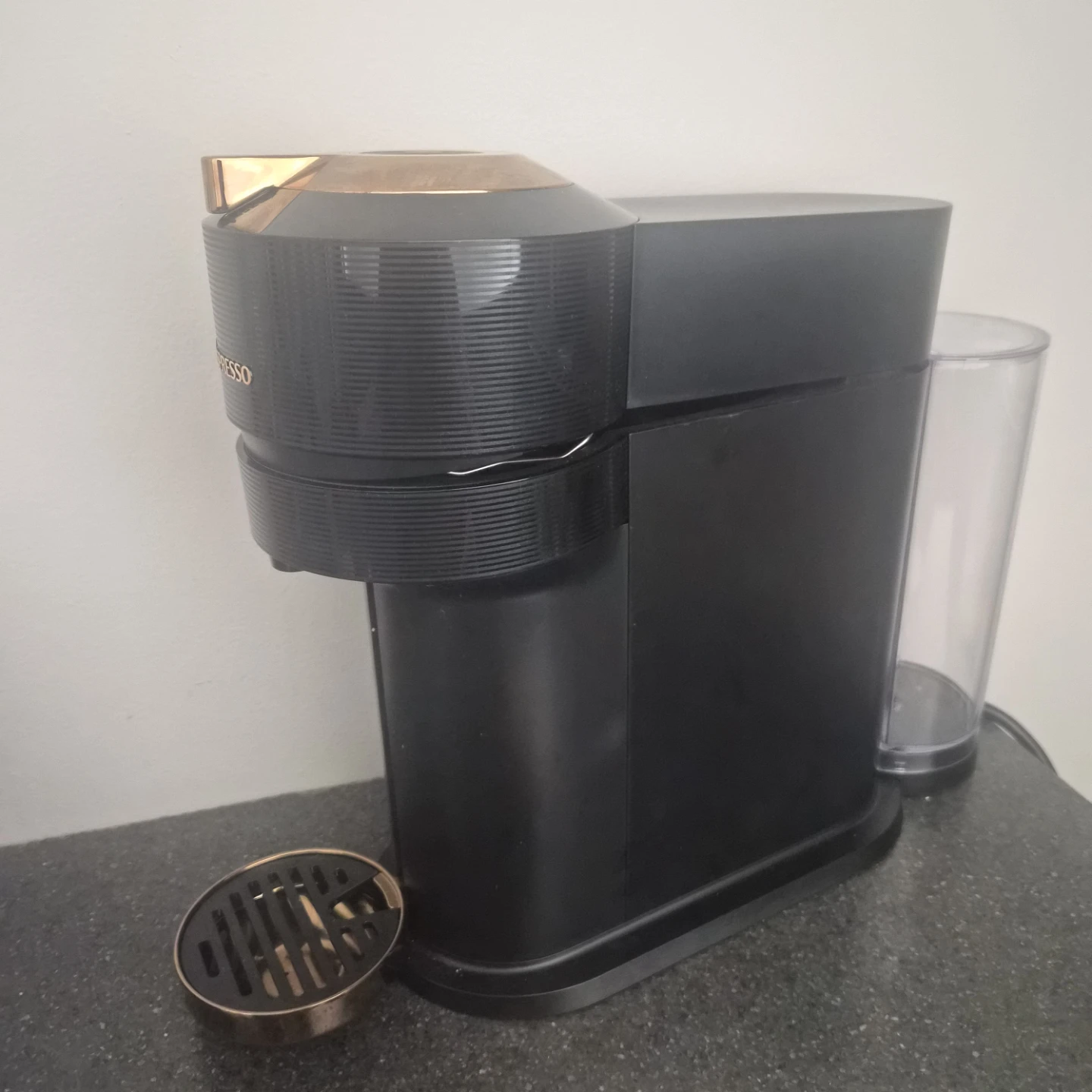 Nespresso Vertuo Next Coffee Machine - Matte Black & Rose Gold