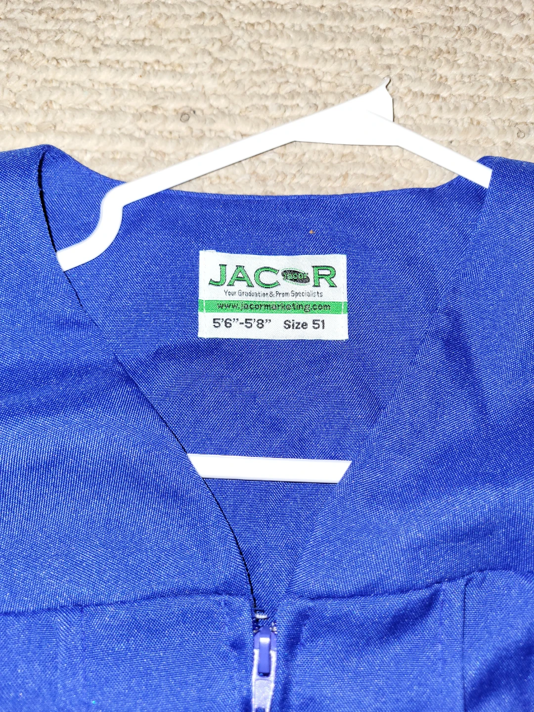 Jacar Blue Graduation Gown Size 51 - photo 2