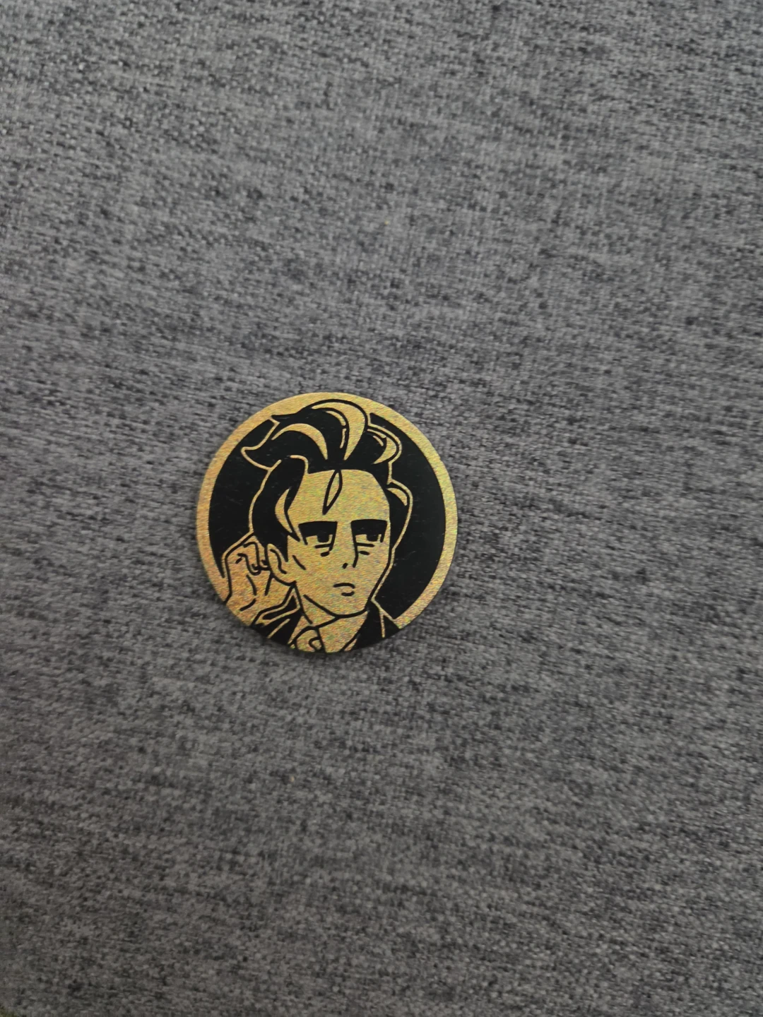 Gold and Black Character Coin/Token ⚽️