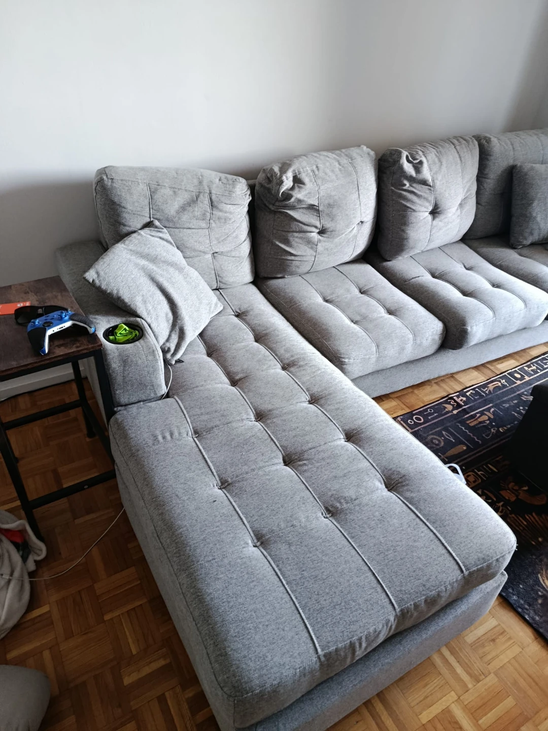 Briana Grey Sectional Sofa - photo 4