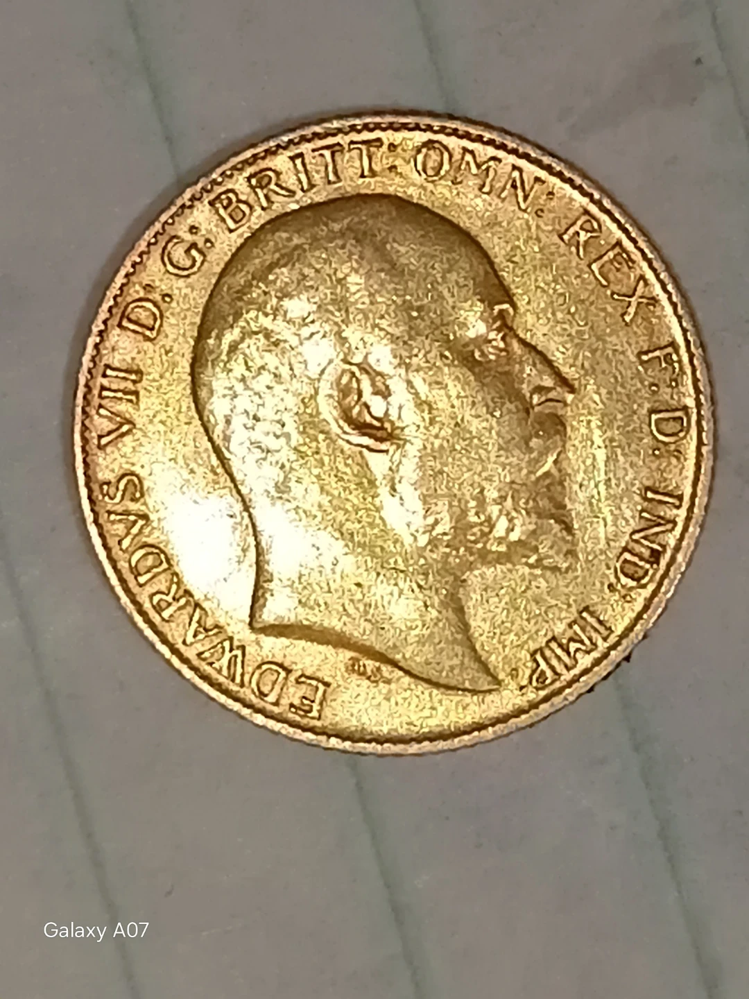 1909 Gold Sovereign Coin