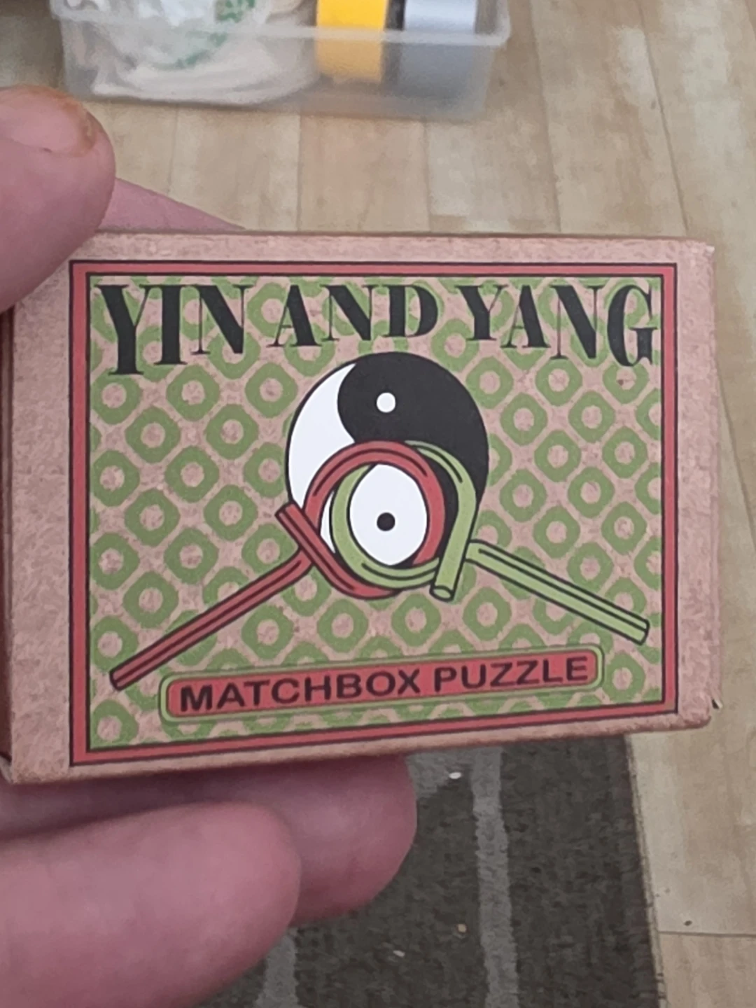 Professor Puzzle Matchbox Puzzle - Yin and Yang