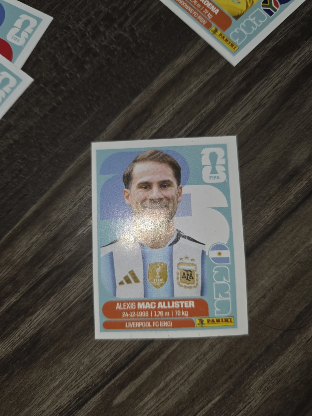 ERROR Panini FIFA World Cup 2026 Alexis Mac Allister Sticker - photo 2