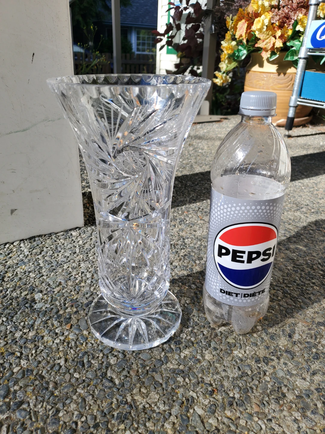 Cut Crystal Glass Vase - photo 3