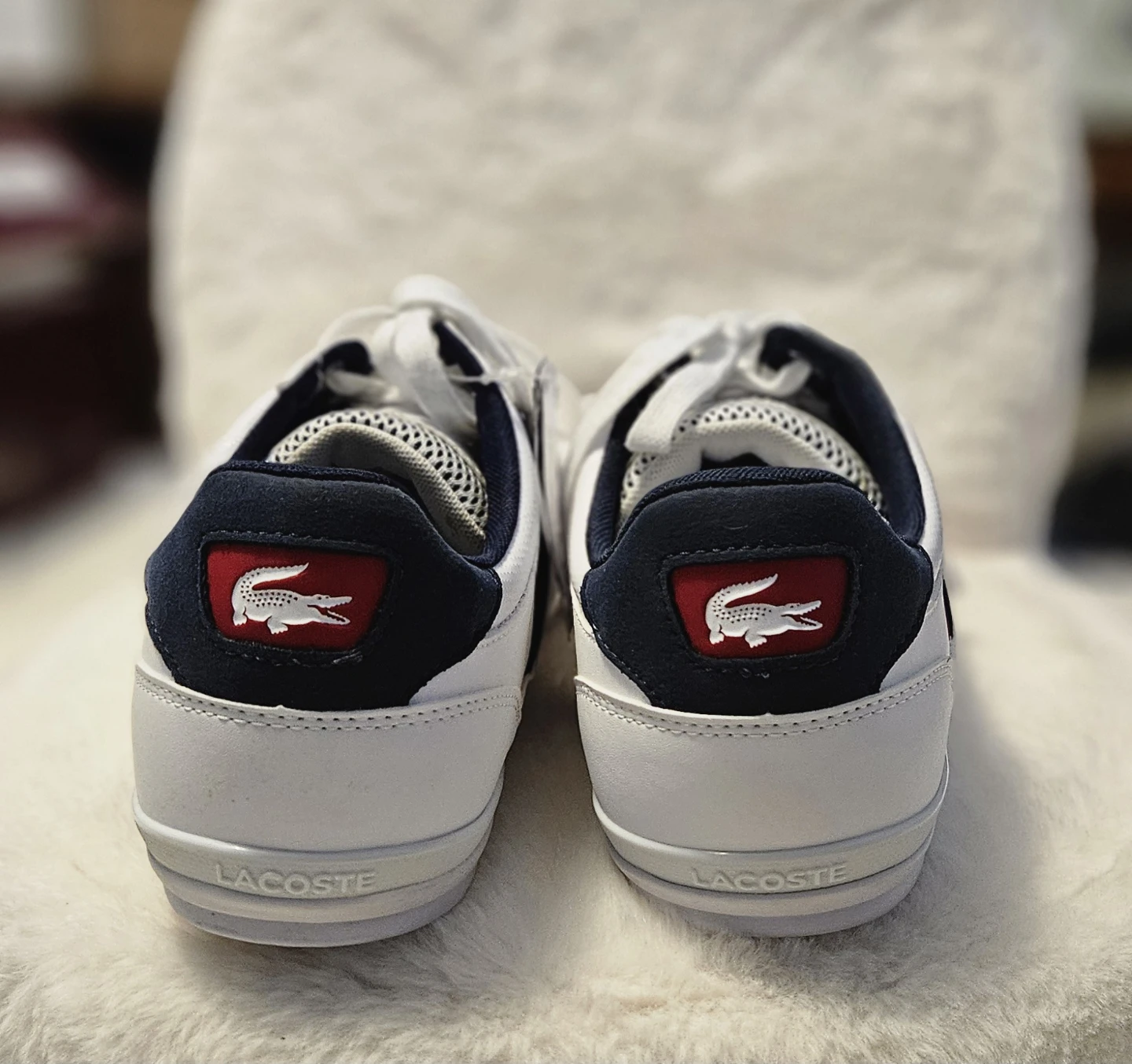 Lacoste Men's White Leather Sneakers - photo 2