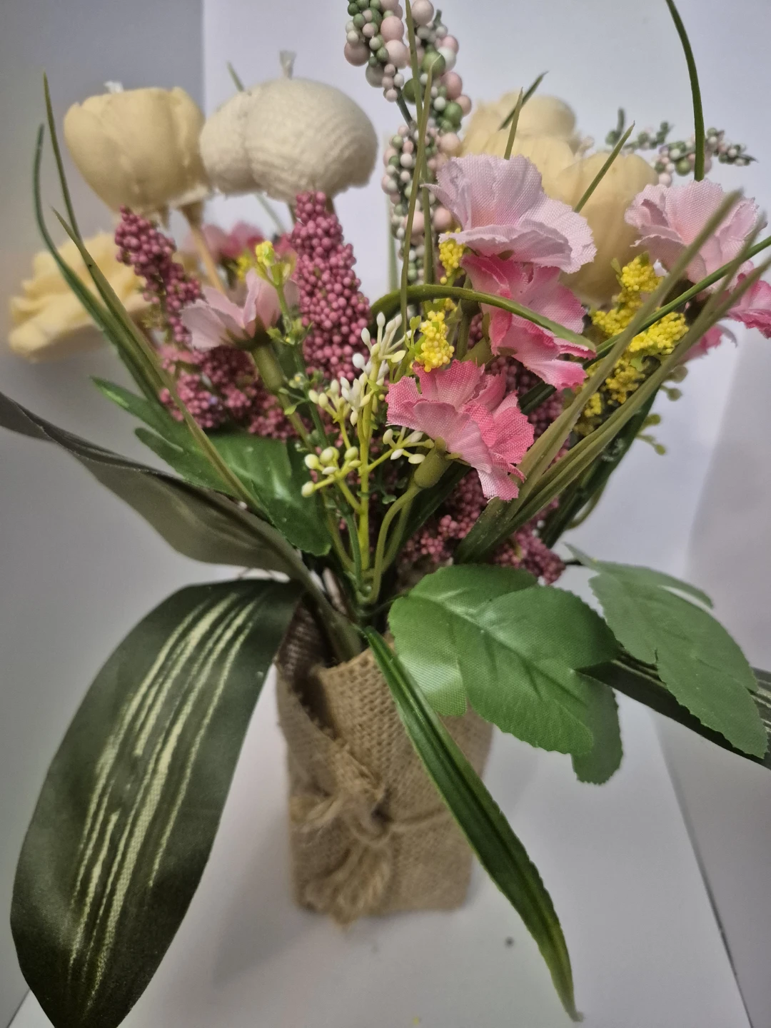 Artificial Flower Bouquet in Decorative Vase - photo 5