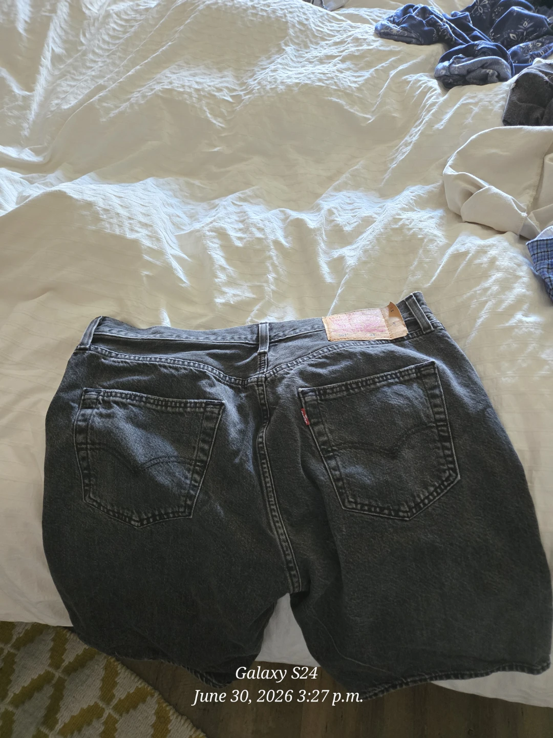 Levi's 501 Jean shorts- Grey - photo 2