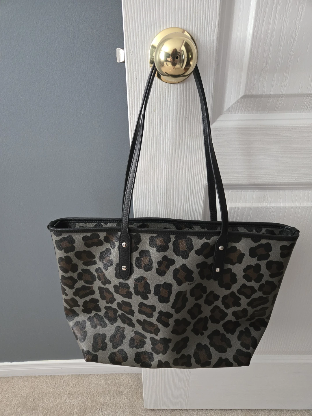 Brand New Coach Leopard Print Tote Bag - photo 2