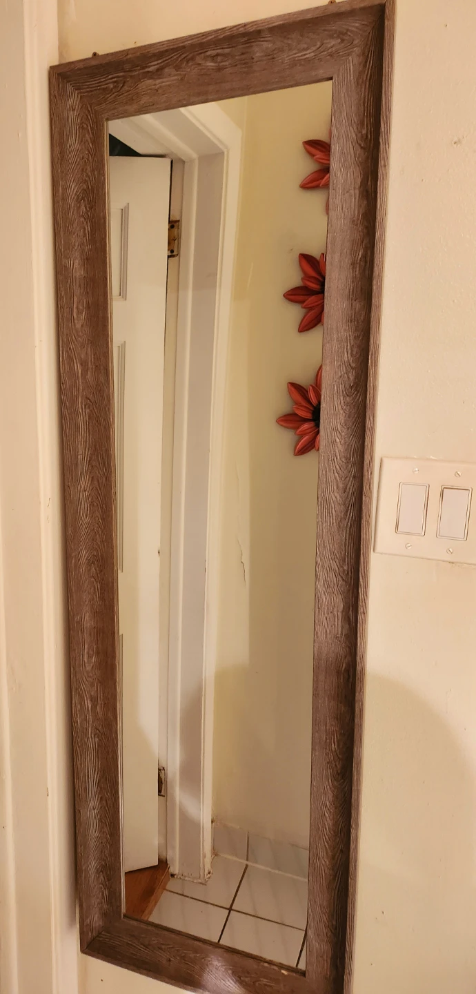 Wood Frame Mirror - photo 2