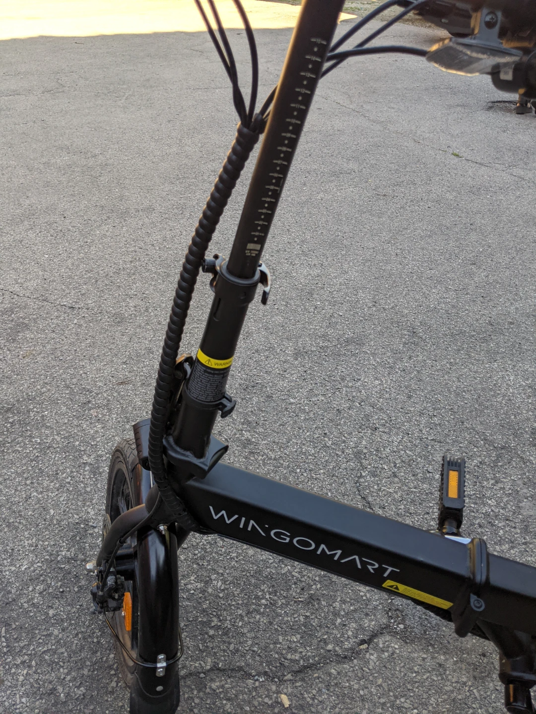 Adult sized foldable ebike with alarm - photo 5