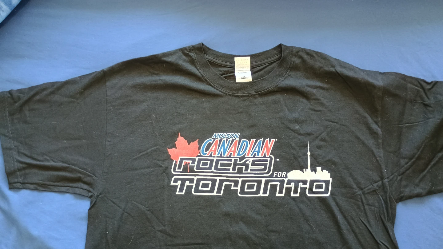 ⚽  Vintage SARS Molson Canadian Rocks for Toronto T-Shirt - photo 2