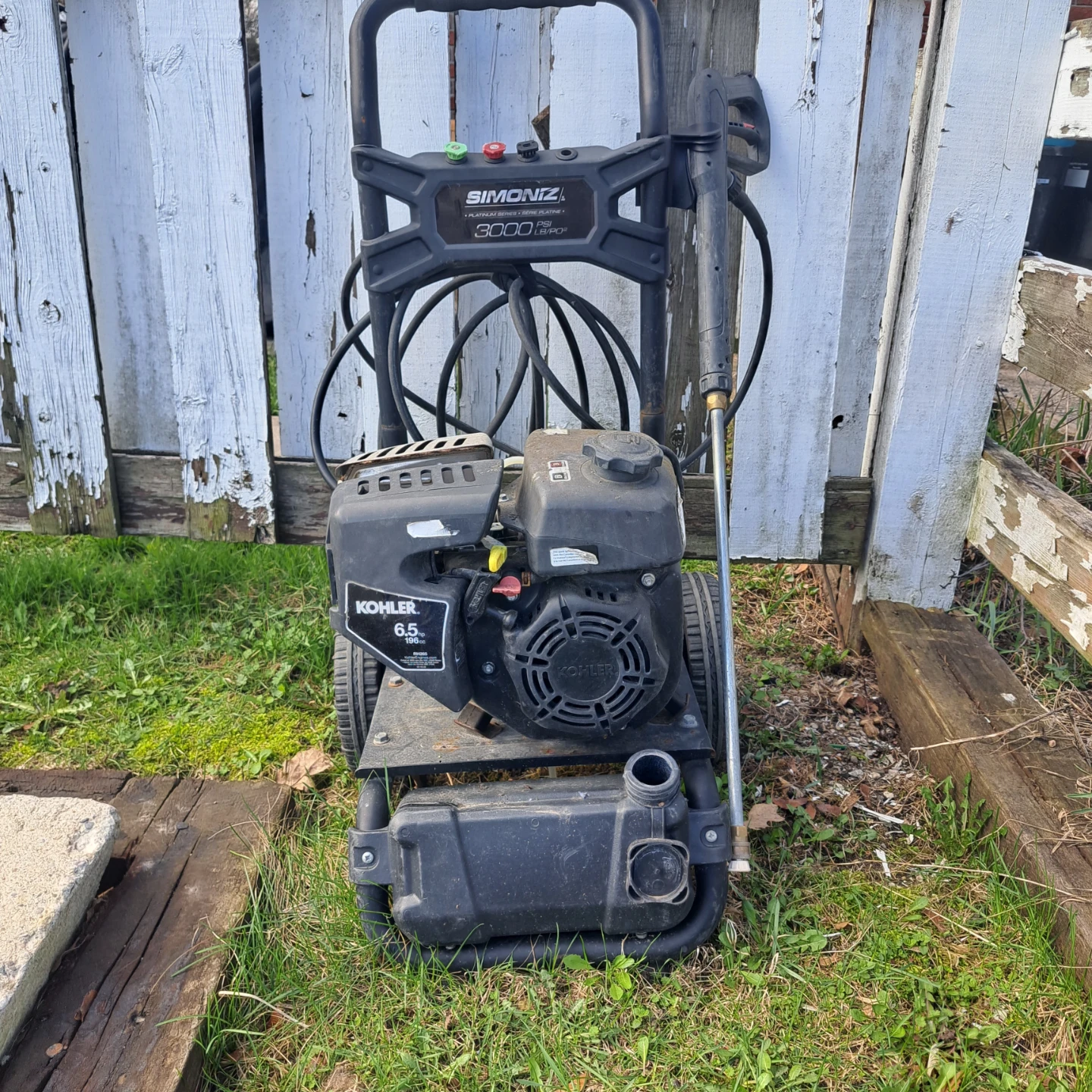SIMONIZ 3000 PSI Gas Pressure Washer with Kohler Engine