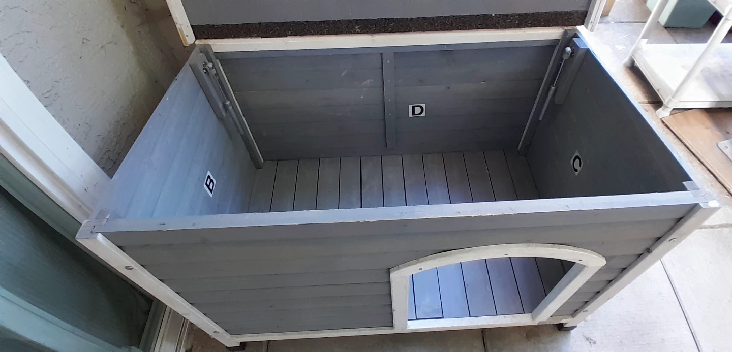 Wooden Dog House with Asphalt Shingle Roof⚽️ - photo 3
